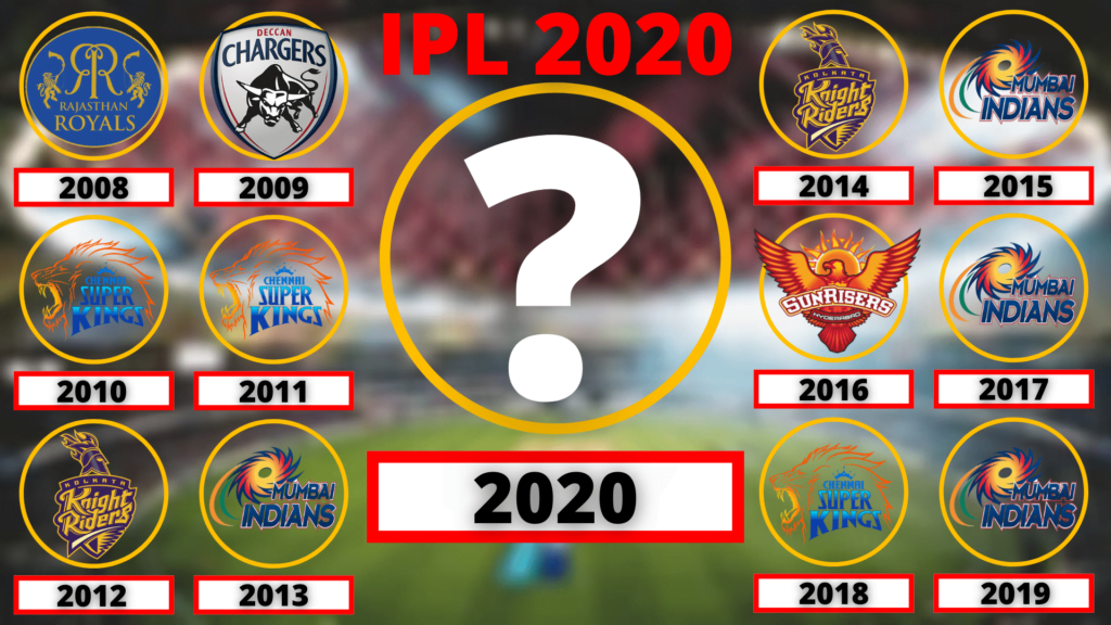 all ipl title winners